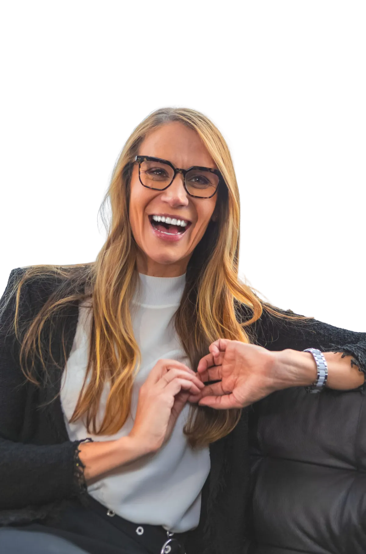 image of Ana Reed in a relaxed, personal way