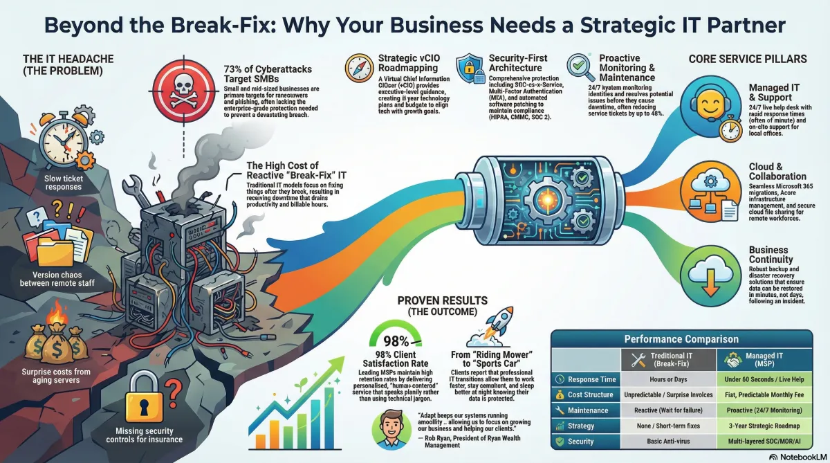 Beyond the Break-Fix. WhyYour Business Needs a Strategic IT Partner