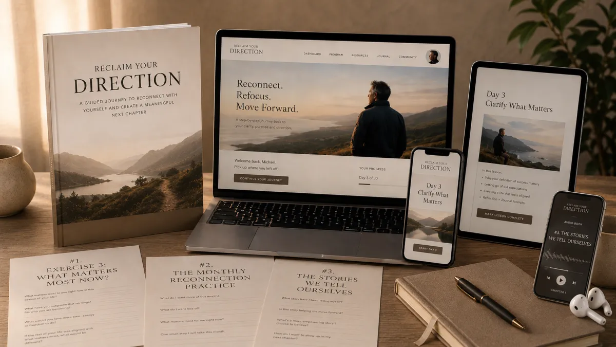 Reclaim Your Direction Digital Product Mockup