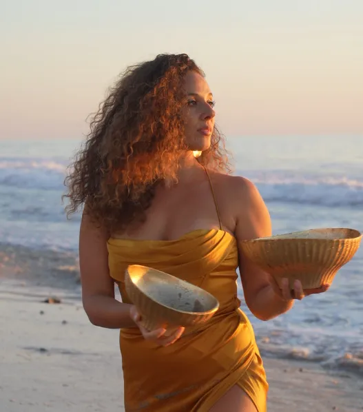 Jilly Torrez, founder of Waterheiress, in natural outdoor setting