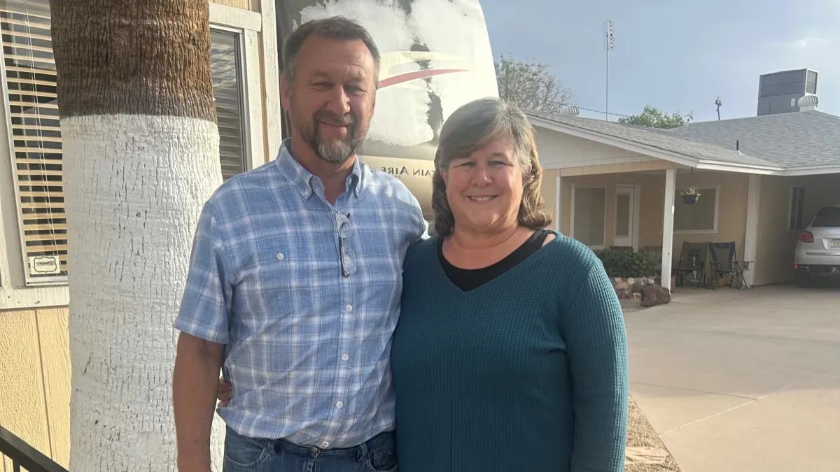 Howard and Jayme Eigsti owners of Palm Aire Court Phoenix AZ