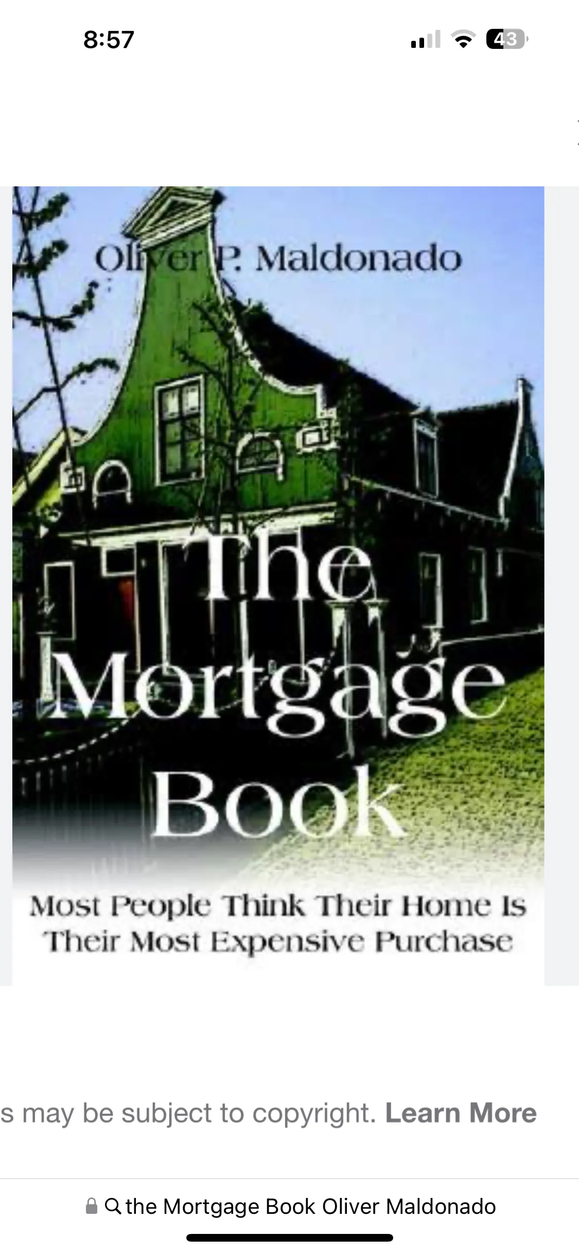 Oliver Maldonado #TheMortgageBook