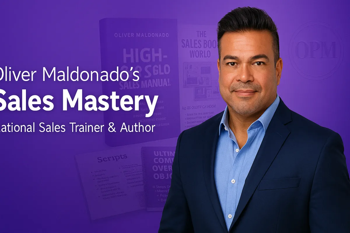 Oliver Maldonado #OliverMalonado #GreatestSalesBook