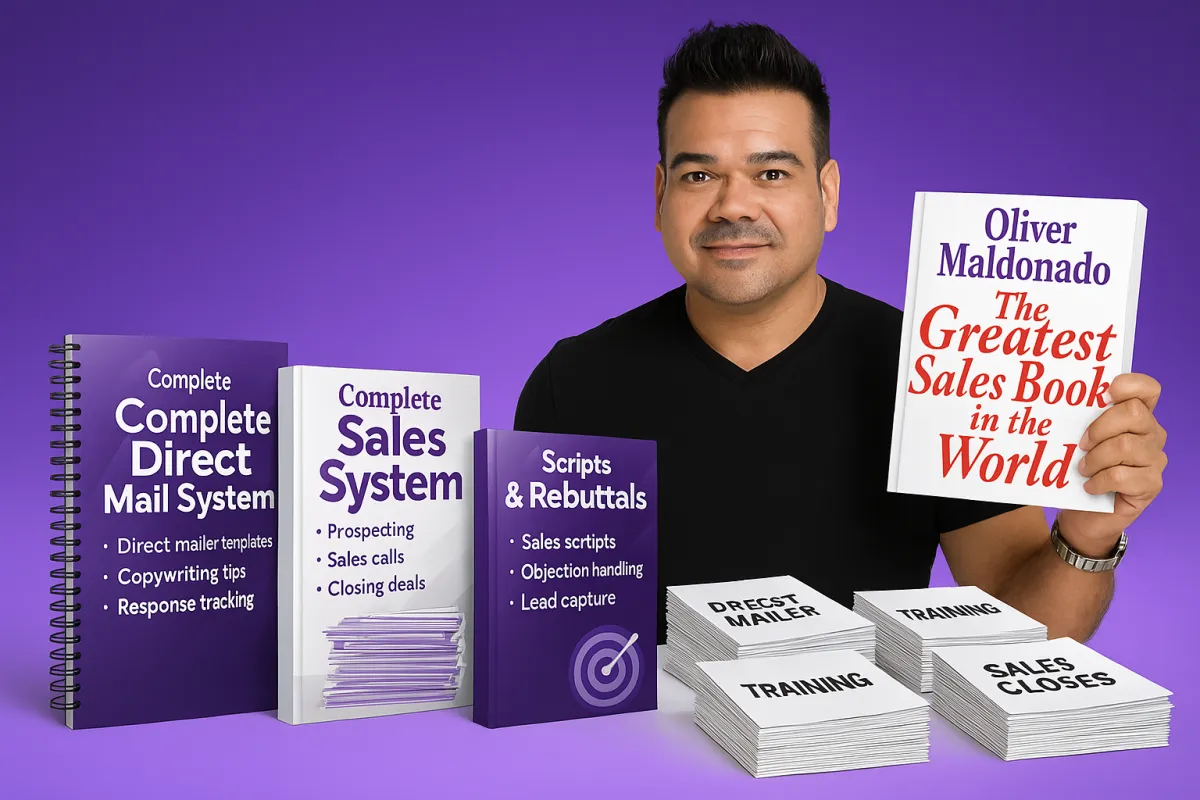 Oliver Maldonado #OliverMalonado #GreatestSlesBookintheWorld Greatest Sales Book in the World