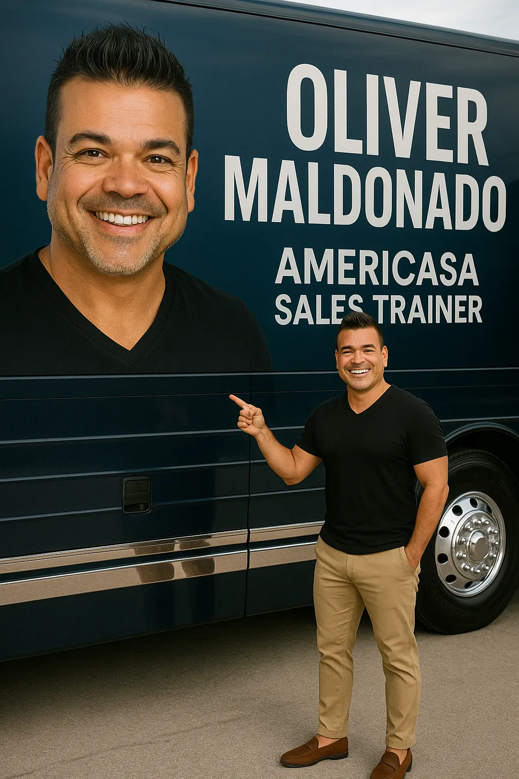 Oliver Maldonado #SalesCourse #olivermaldonadotourbus