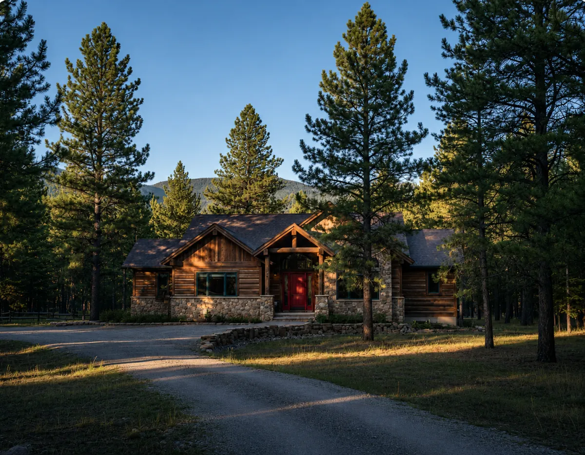 Evergreen foothills home exterior