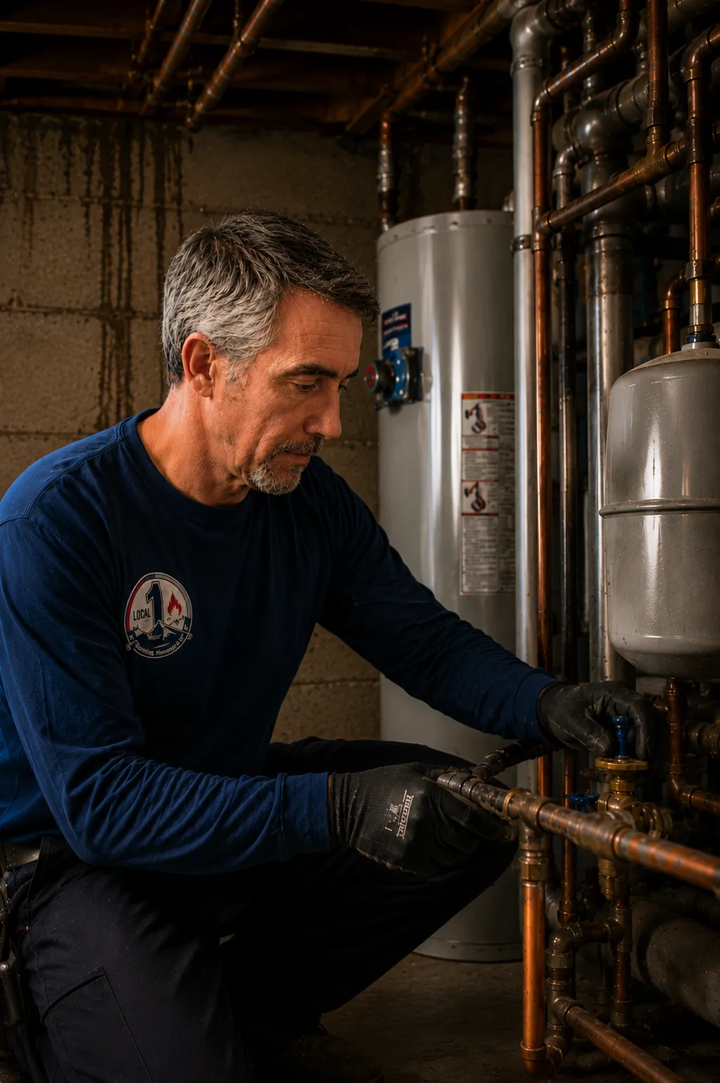 Winterized well system equipment for Evergreen mountain homes