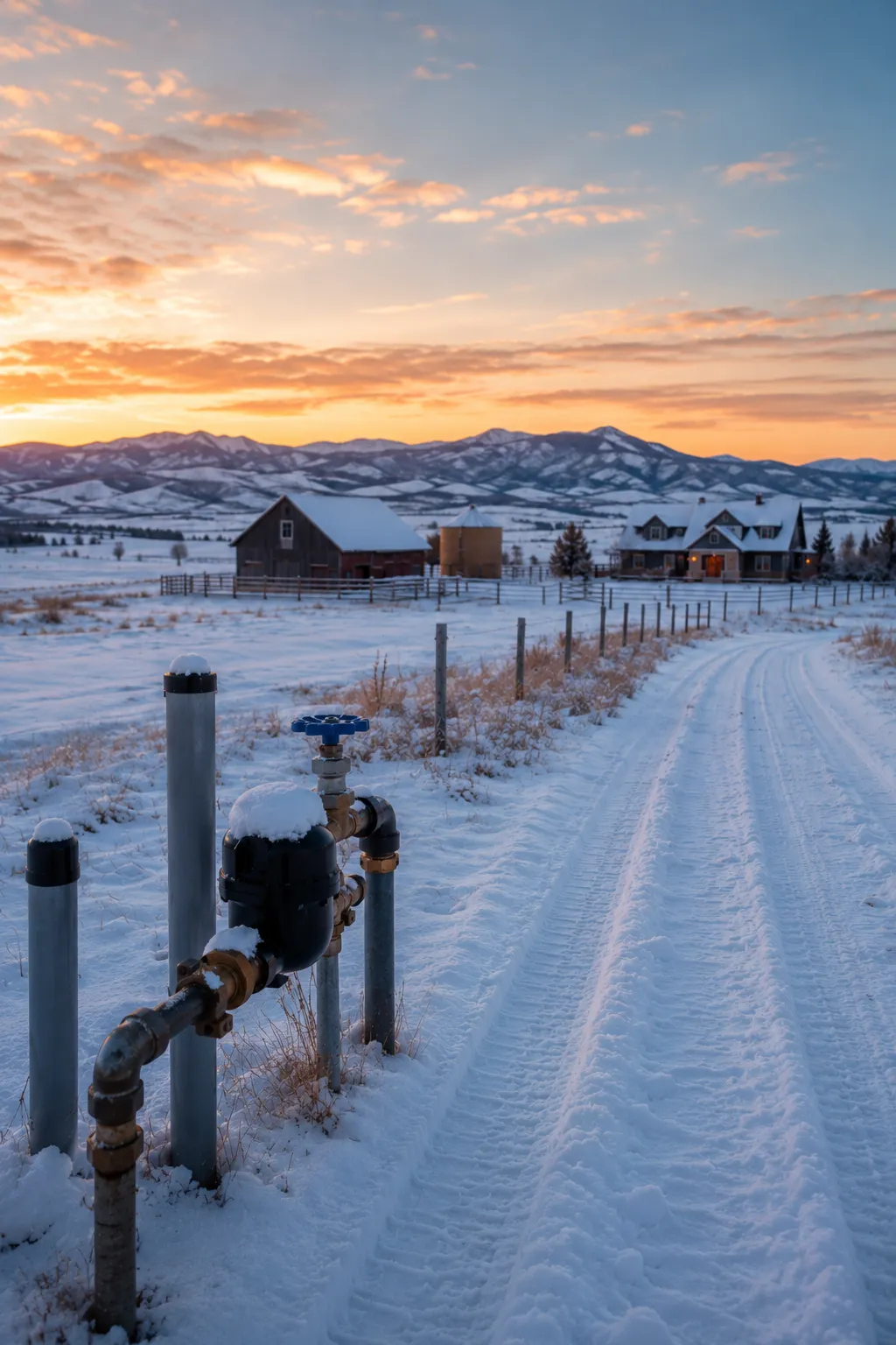 Plumbing service truck in Bennett, CO