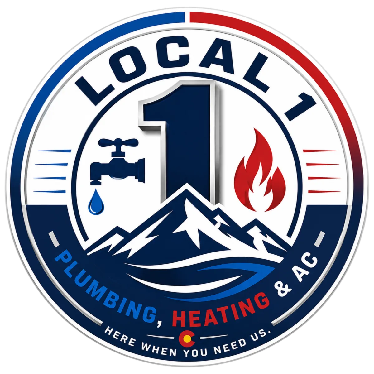 Local 1 Plumbing Logo