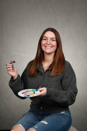 Artist Volunteer coordinator Natalie Knapp