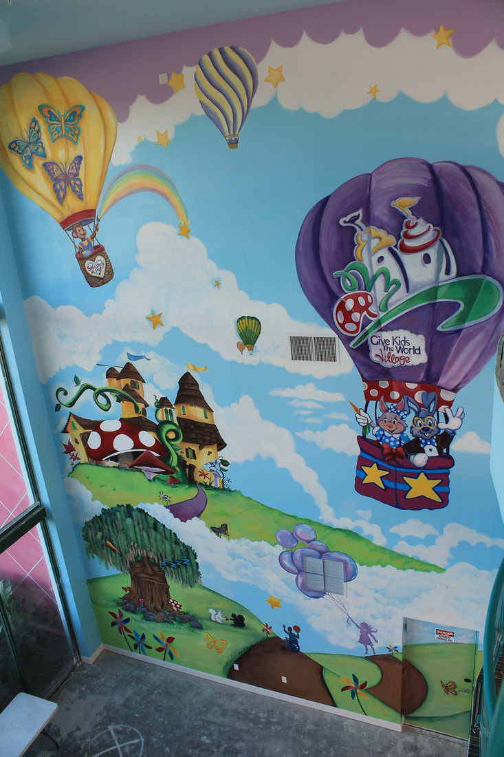 Mural wall finished product