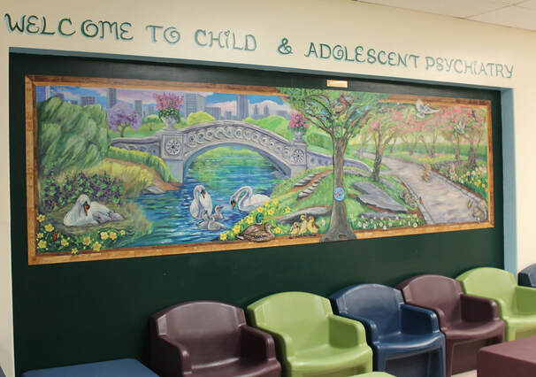 Mural wall finished product