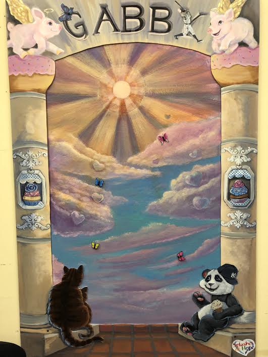 Gabby's room mural painting 