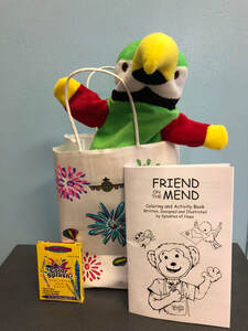 Friend on the Mend coloring book