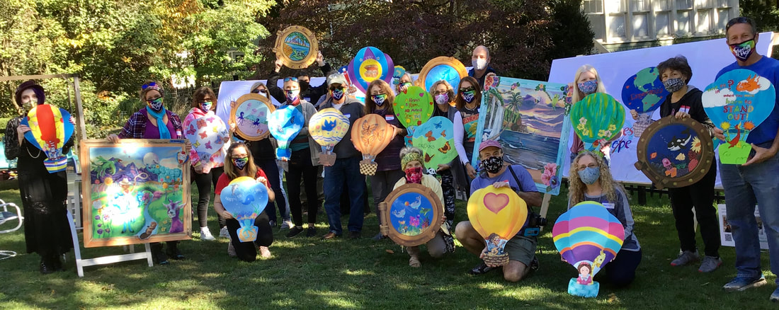 Volunteering painting