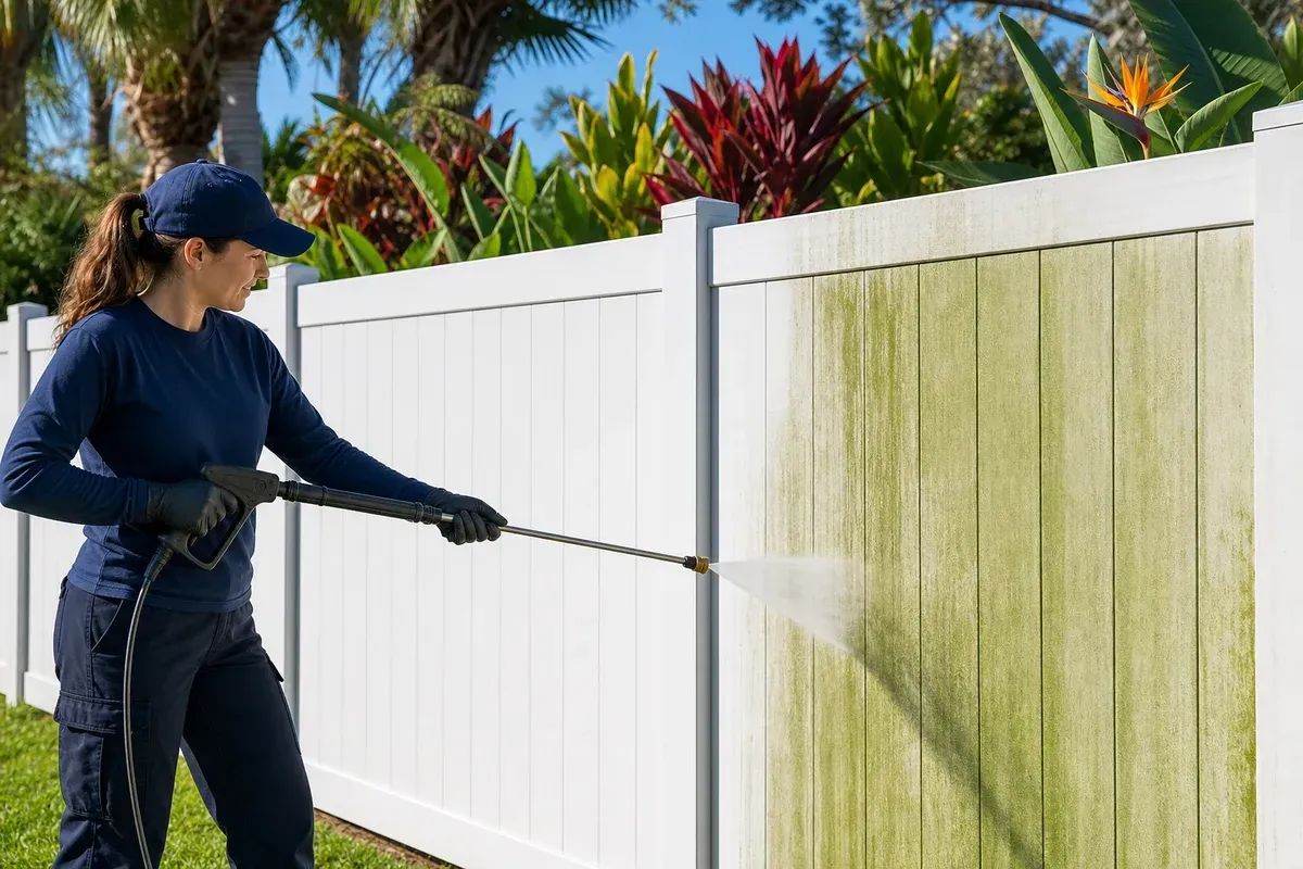 Mount Dora Fence Cleaning