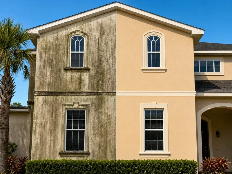 Roof Soft Washing in Eustis