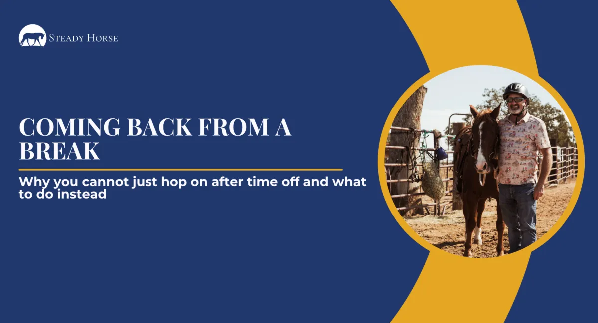 Why You Cannot Just Hop On After Six Weeks Off