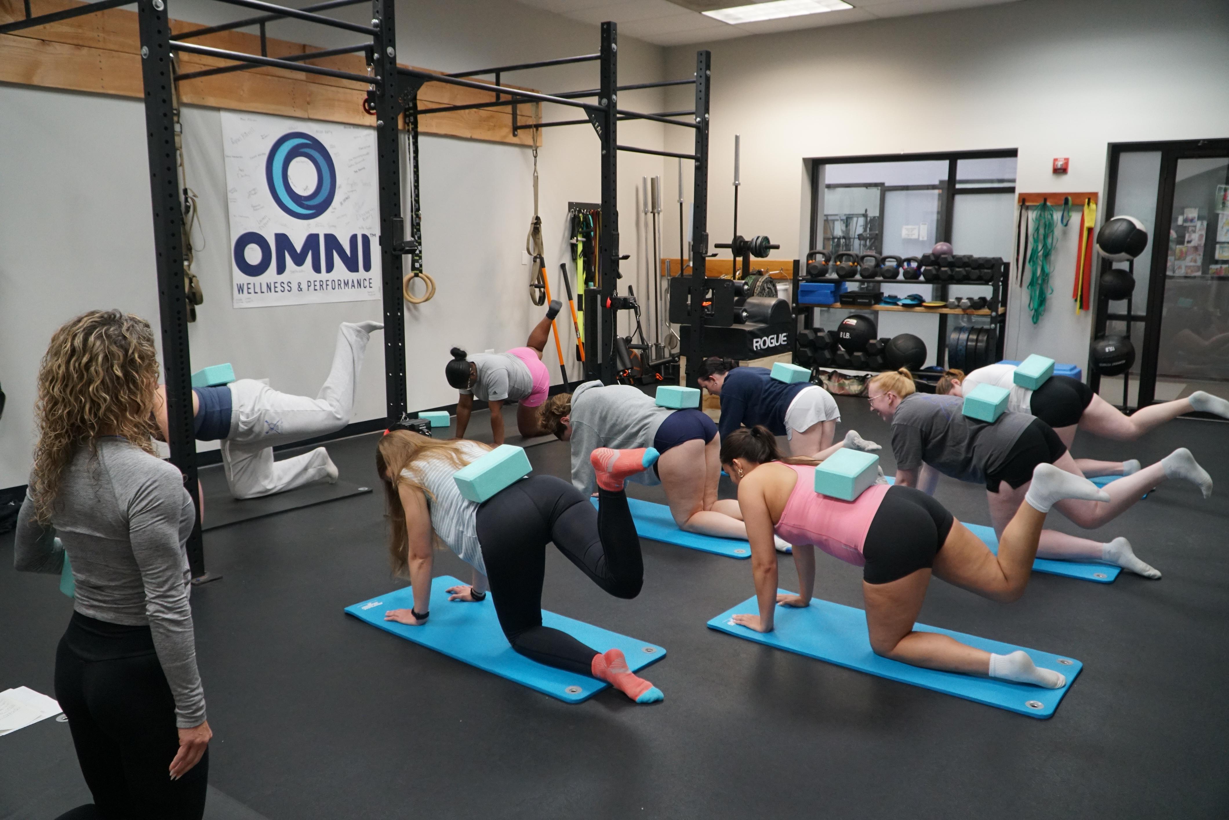 Sports Performance and Kinstretch Class with the GMU Women's Rowing Team