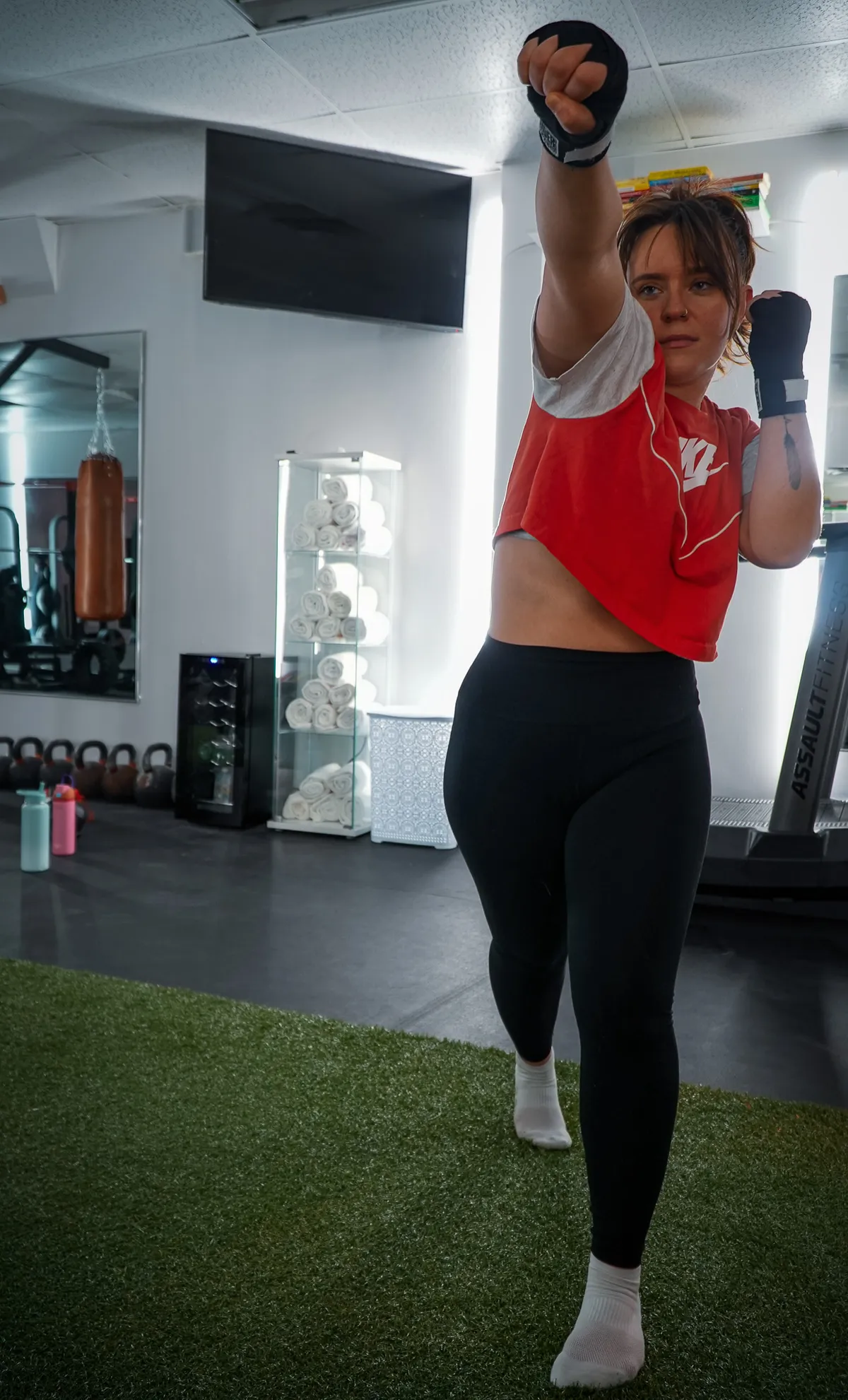 Echo bike conditioning at Strength Training Club