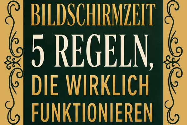 Bildschirmzeit Kinder: 5 Regeln, die wirklich funktionieren