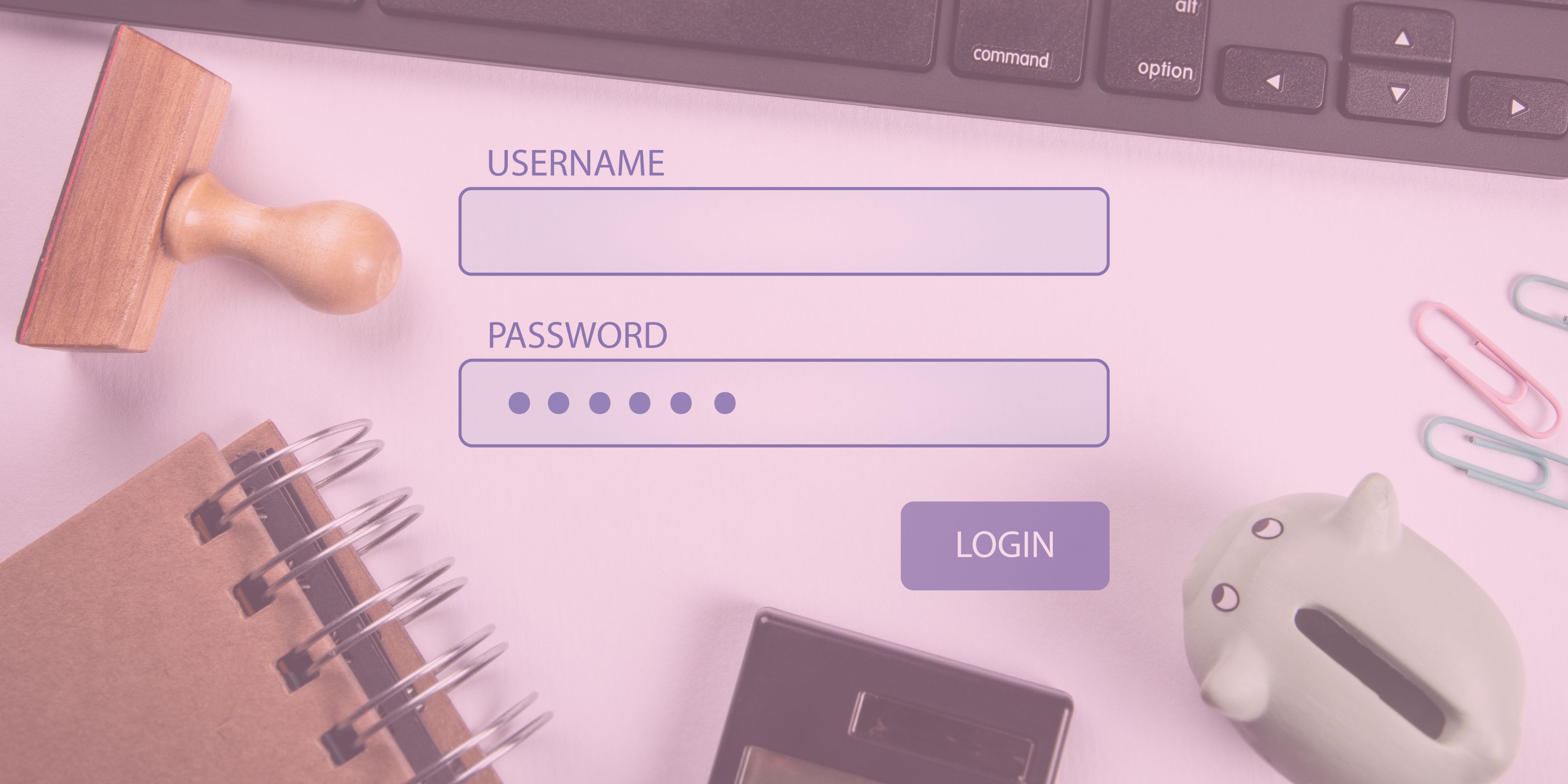laptop with password field