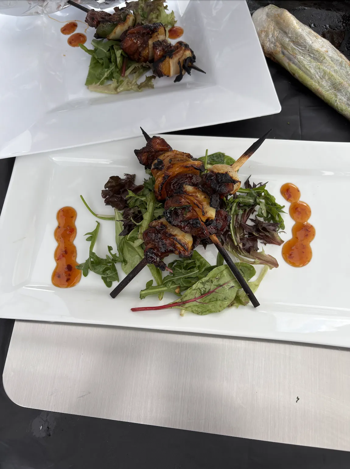 black and brown round fruits