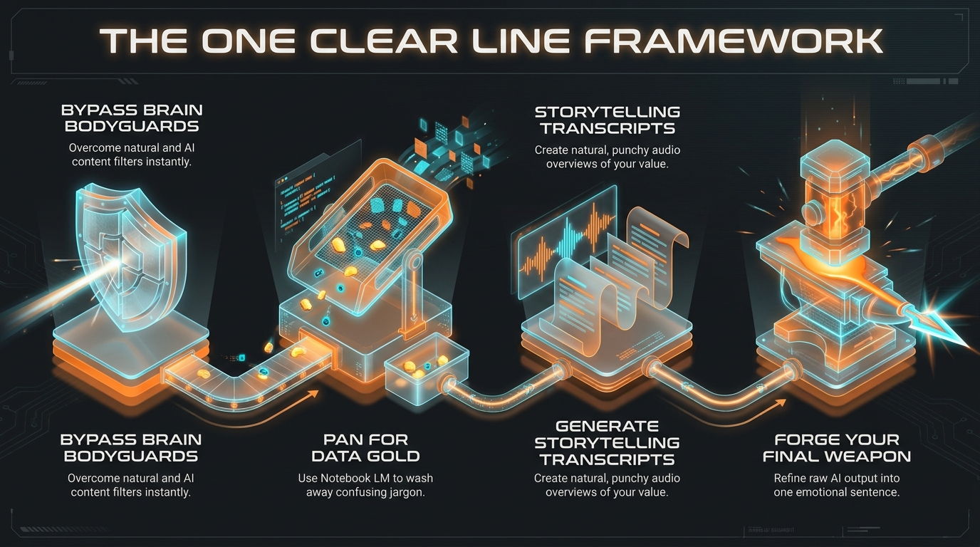The One Clear Line Framework: AI Messaging for Max ROI