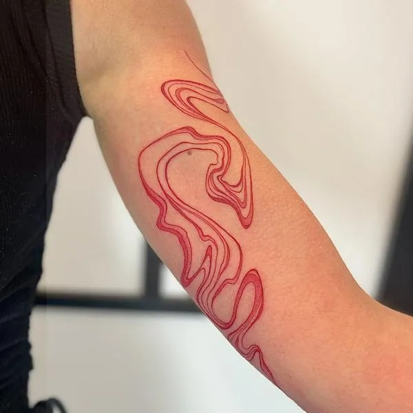 Custom tattoo ontwerp door Dave, uniek en persoonlijk design Iris Tattoo Art Deventer