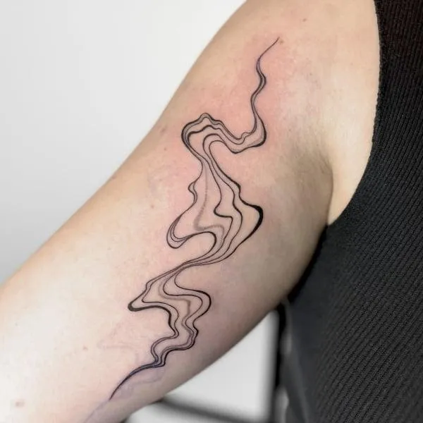 Custom tattoo ontwerp door Dave, uniek en persoonlijk design