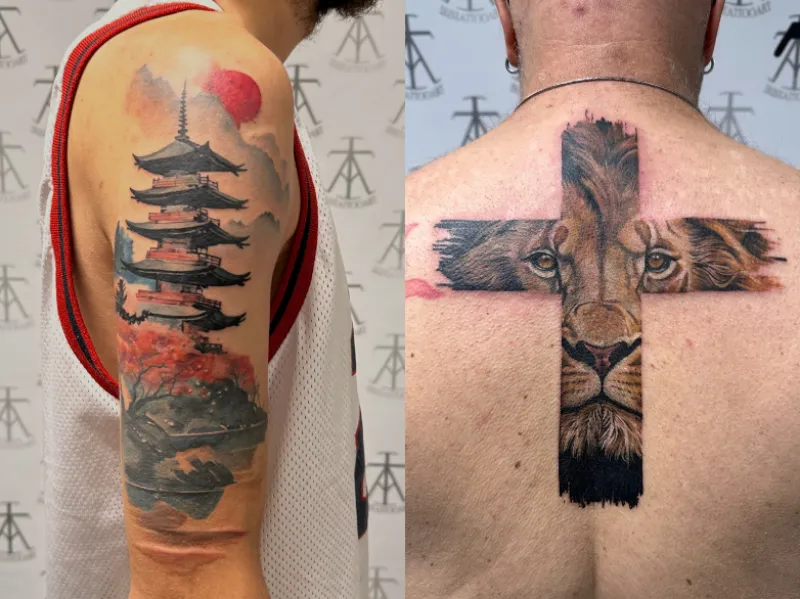 Kleur tatoeages Deventer Iris Tattoo Art