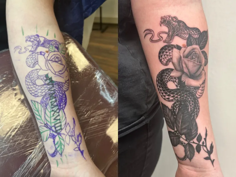 CoverUp tattoos Deventer Iris Tattoo Art