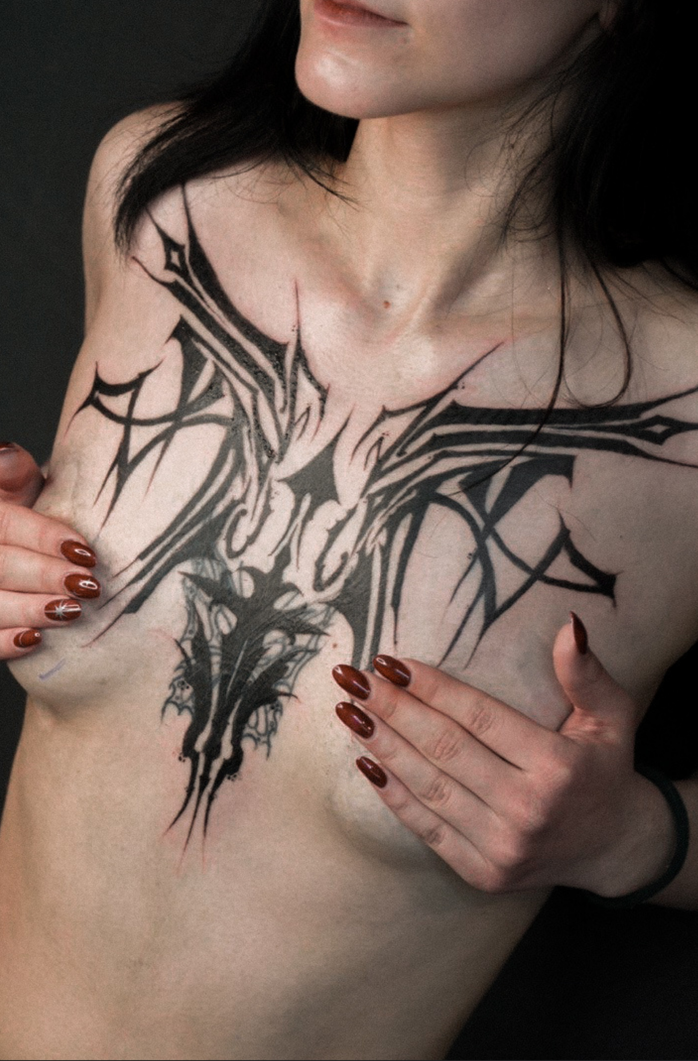 Dark ornamental tattoo Deventer