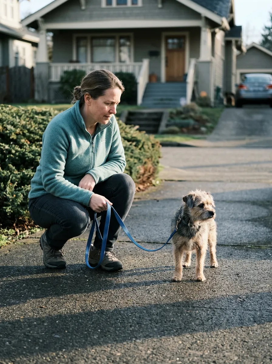 Your dog isn't being stubborn. She's telling you which direction to go