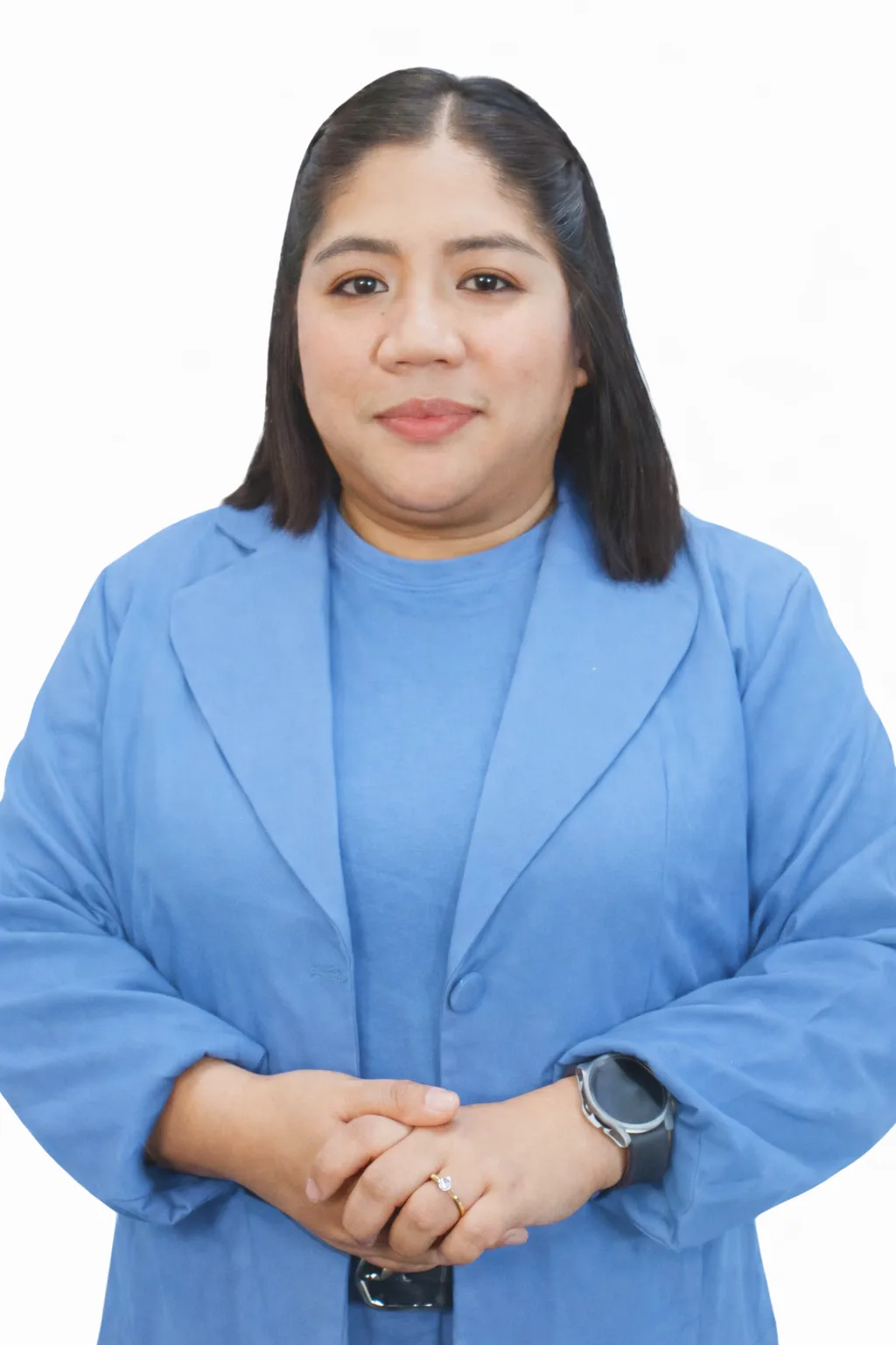 Ingrid, Concierge Placement Agent, professional headshot with long blonde hair, wearing a patterned blue top.