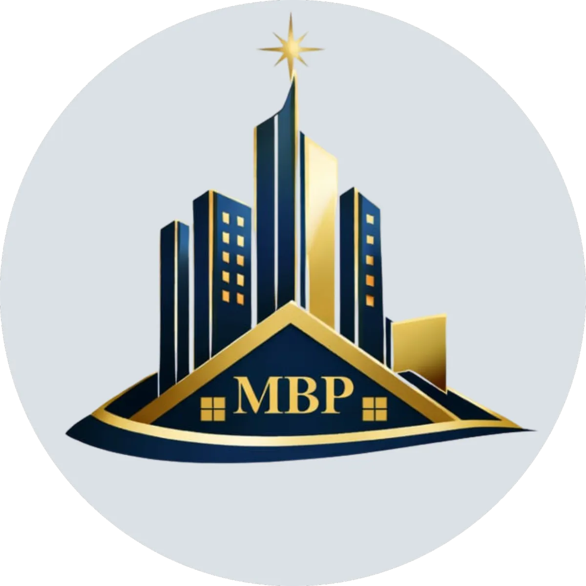 قمم المباني الحديثة