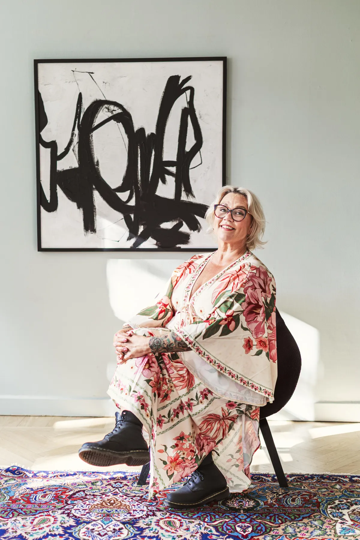 A calm, lifestyle portrait representing clarity and focus