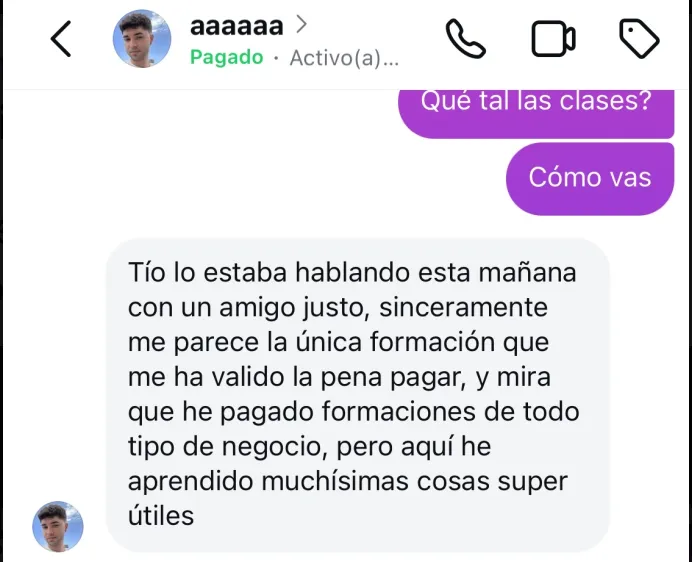Testimonio de Sistema Nova