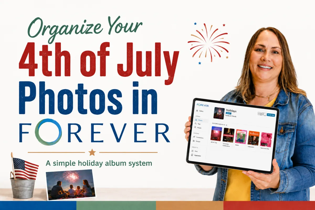 How to Organize Your 4th of July Memories