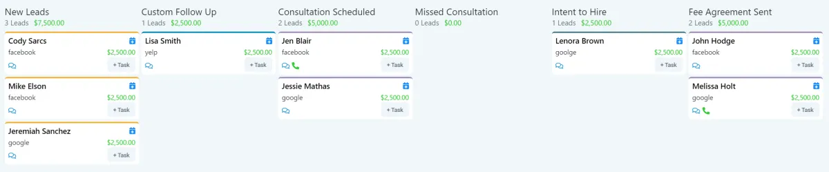 law firm customer relationship management crm solution