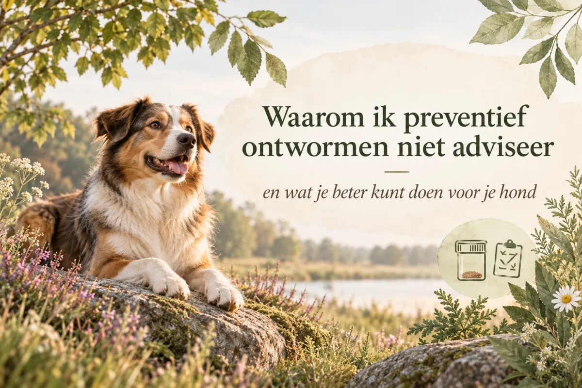Waarom ik preventief ontwormen niet adviseer