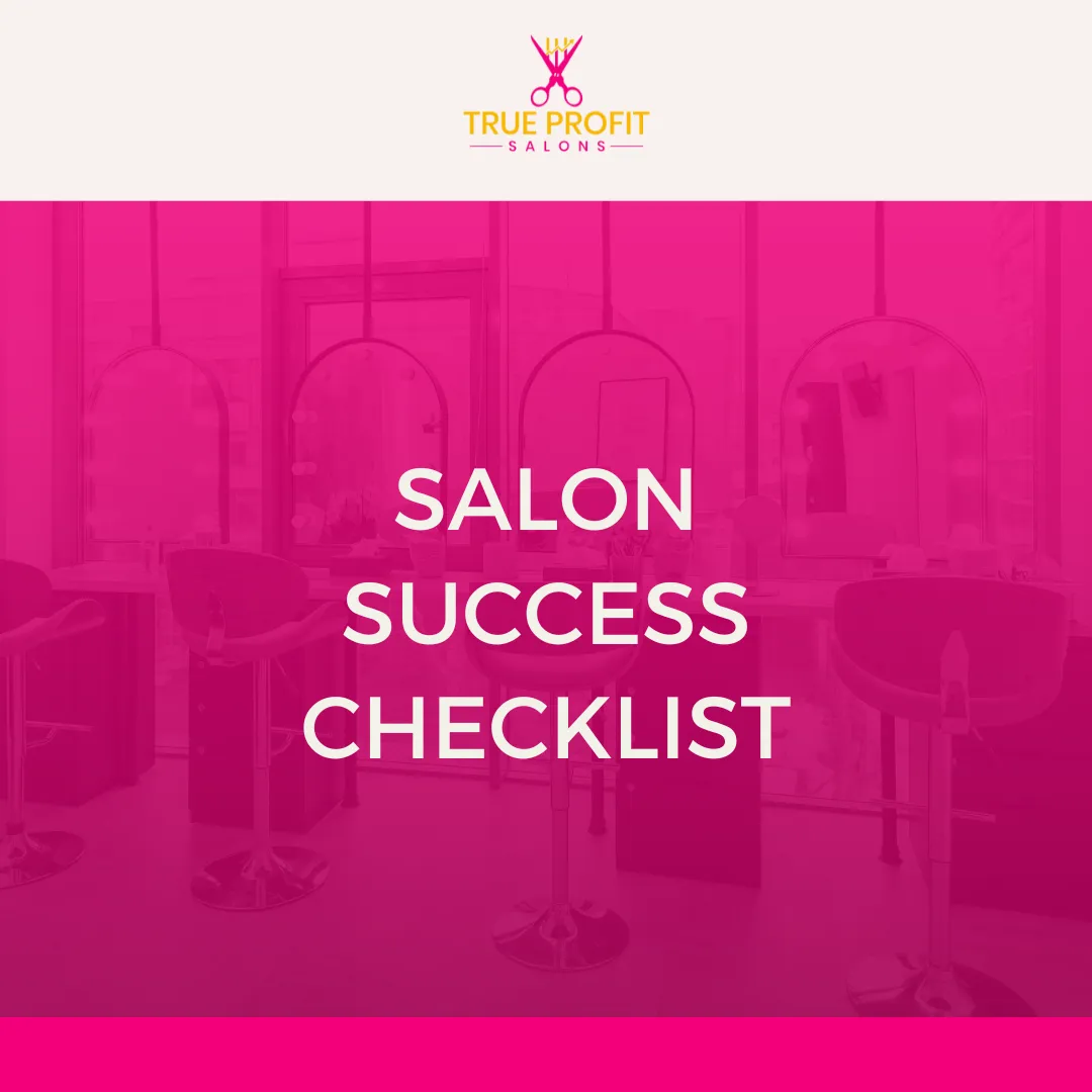 Salon Success Training Checklist