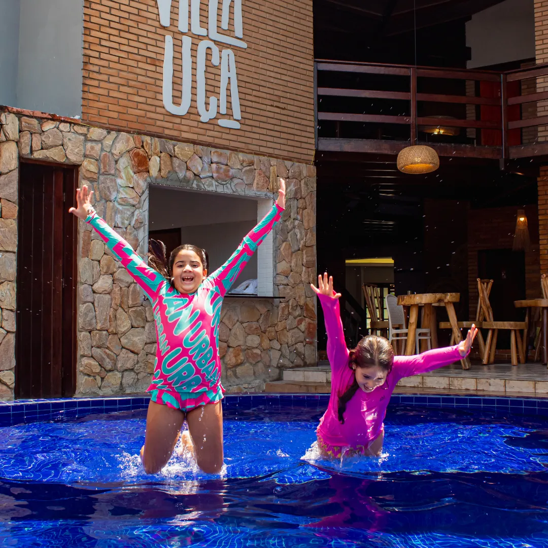 Piscina na Pousada Villa Uçá