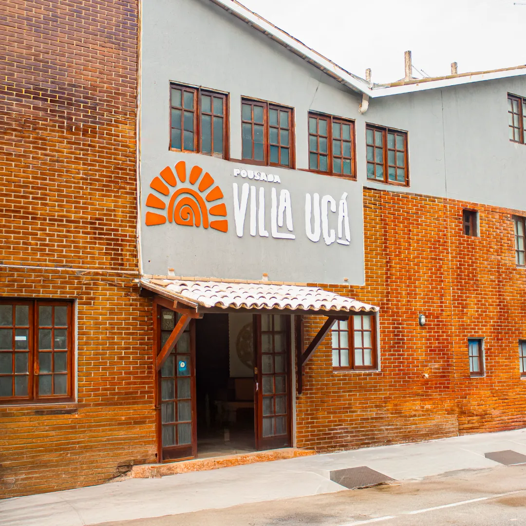Fachada Pousada Villa Uçá