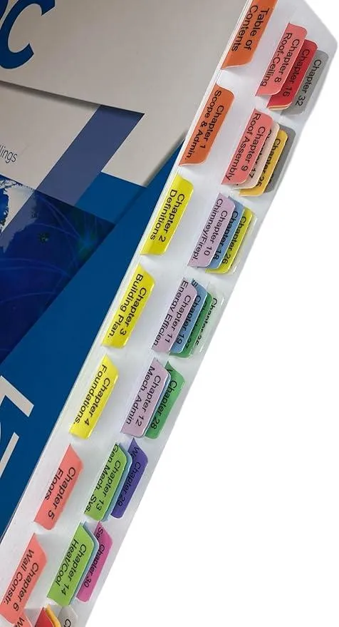 2021 International Residential Code (IRC) Fast Tabs