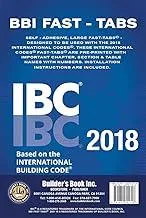 2018 International Building Code (IBC) Fast Tabs