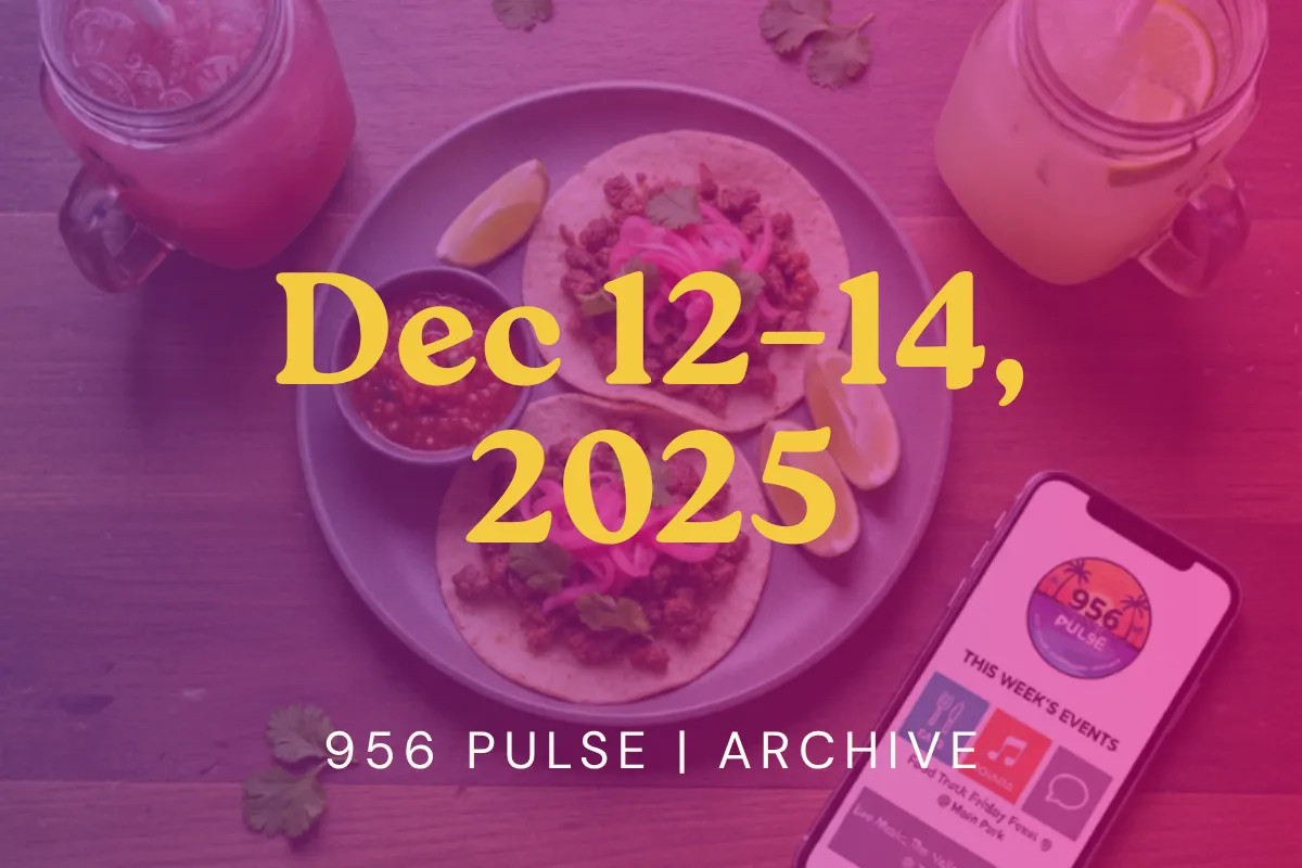 December 12–14, 2025 | ✨ Big Weekend Ahead, 956 Fam