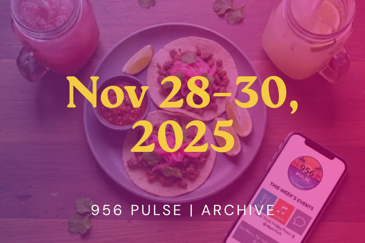 November 28–30, 2025 | 🍂 Happy Thanksgiving, Valley Fam