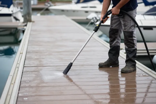 Dock Cleaning in