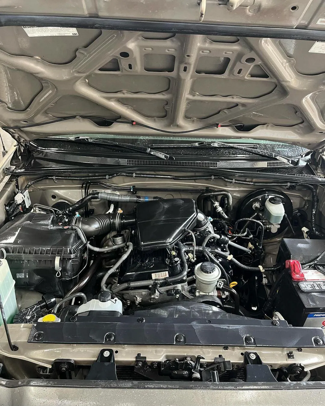 auto detail engine bay cleaning image